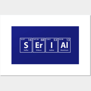 Serial (S-Er-I-Al) Periodic Elements Spelling Posters and Art